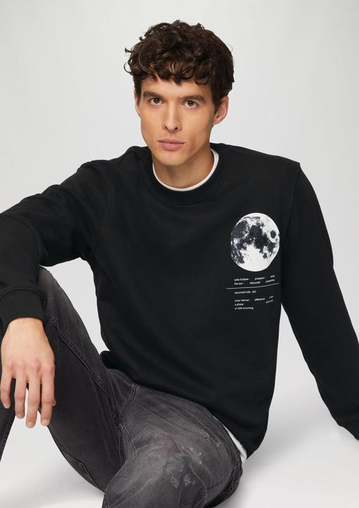 Produktbild s.Oliver Sweatshirt Wärmendes Sweatshirt mit Frontprint (M)