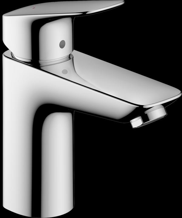 hansgrohe Miscelatore monocomando per lavabo Logis 100 con scarico a scomparsa in metallo