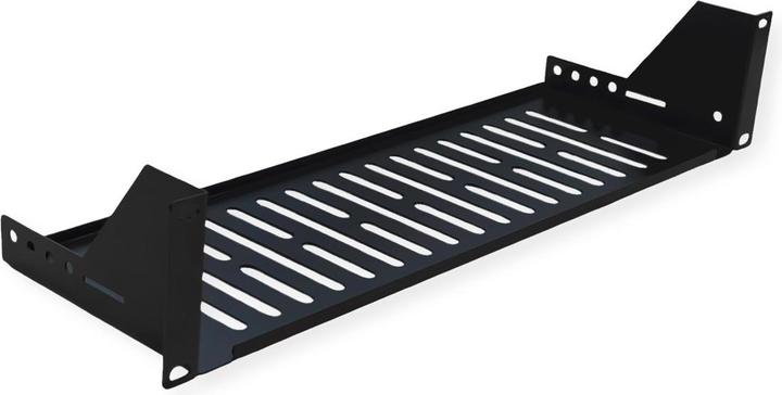 Value 19"-Fachboden 2HE, T: 150 mm, < 15 kg, U-Form