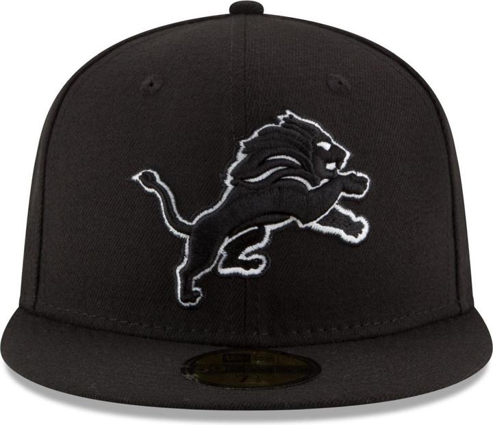 Produktbild New Era 59Fifty Fitted Cap - BLACK Detroit Lions - 7 1/4 (7 1/4)