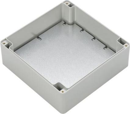Produktbild RS PRO Polycarbonat Gehäuse, Grau, Aussenmass 105 x 105 x 60.1mm, IP67 (Gehäuse)