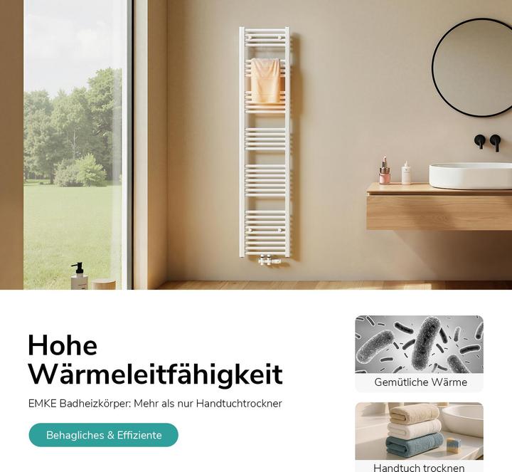 Produktbild Emke Elektrischer Badheizkörper (618 W)