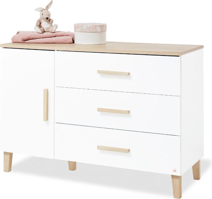 Produktbild Pinolino Kinderzimmer-Set 'Lumi' extrabreit, 2-tlg. (Kinderkleiderschrank)