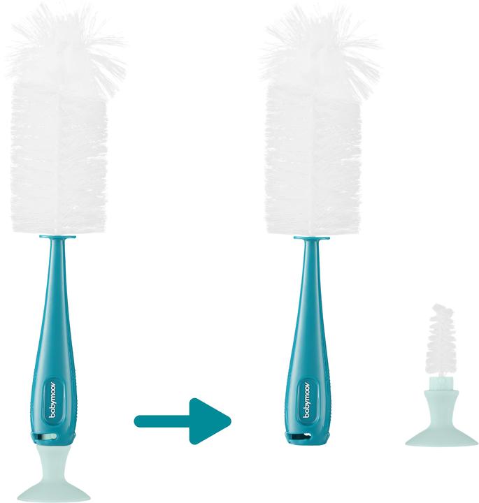 Image du produit Babymoov Brosse à bouteille avec adaptateur foodii