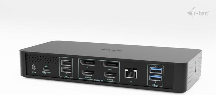 Produktbild i-tec USB-C/A Intelligent Dual DS+PD100W, Universal (USB-C, 8 Ports)