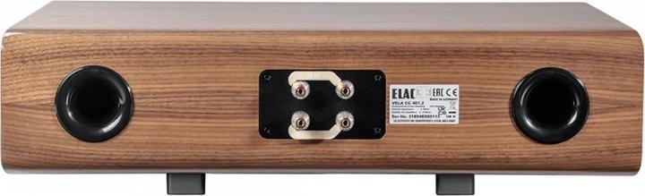 Actual product image ELAC Vela CC 401.2 highgloss *highgloss walnut* (250 W)
