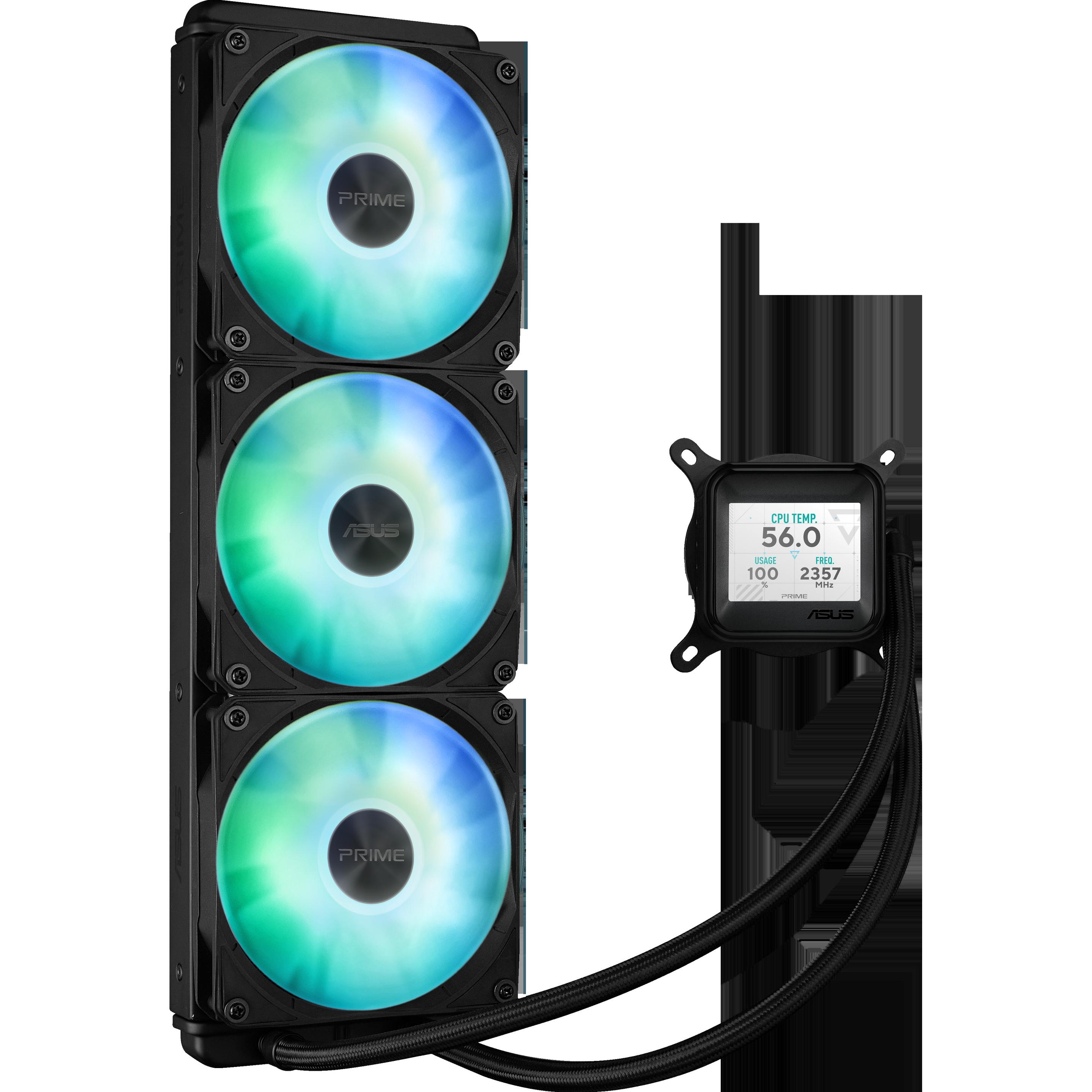 ASUS PRIME LC 360 ARGB LCD, CPU Wasserkühler, Schwarz