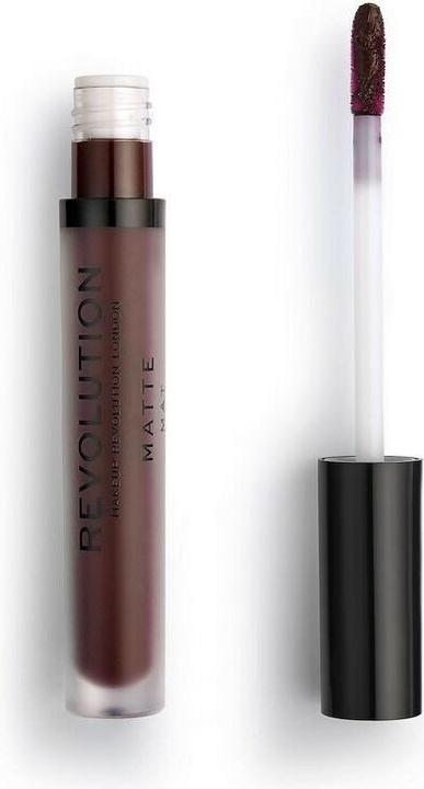 Actual product image Makeup Revolution Plum 148 Matte Lipstick 3ml