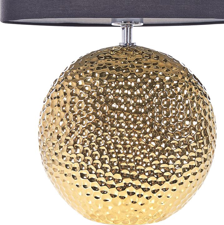 Produktbild Beliani Tischlampe Nachttischlampe Keramik Gold NASVA (E27)