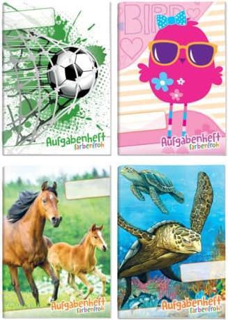 Immagine prodotto Libro dei compiti A6 assortito. (A6, Rigatura speciale)