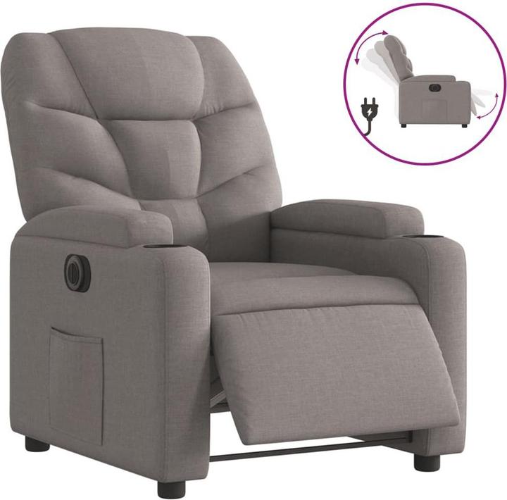Produktbild vidaXL Relaxsessel Elektrisch Stoff