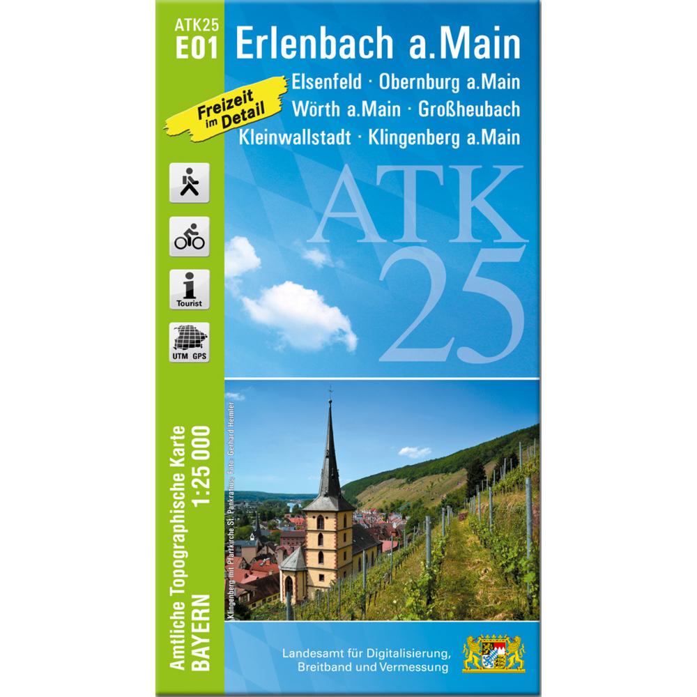 ATK25-E01 Erlenbach a.Main, Landkarte