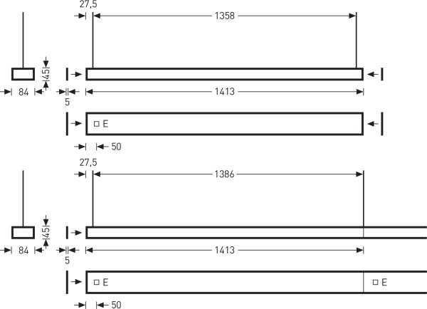 Actual product image Trilux LED pendant light SFlow H2 L MRWD LED 6400 830 ET 01 (6000 lm)