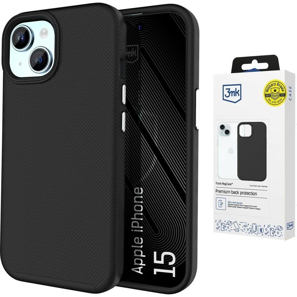 3MK Apple iPhone 15 - Fortis MagCase (Apple iPhone 15), Cover smartphone