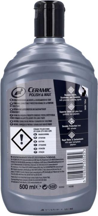 Actual product image Turtle Wax Hybrid Solutions Ceramic Polish & Wax (500 ml)