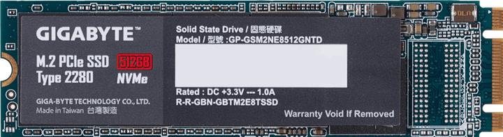 Produktbild Gigabyte GP-GSM2NE8512GNTD (512 GB, M.2)