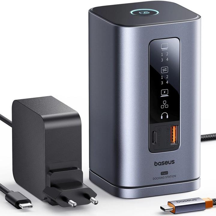 Actual product image Baseus Stacja/replikator Spacemate RD1 11w1 USB-C (11 ports)