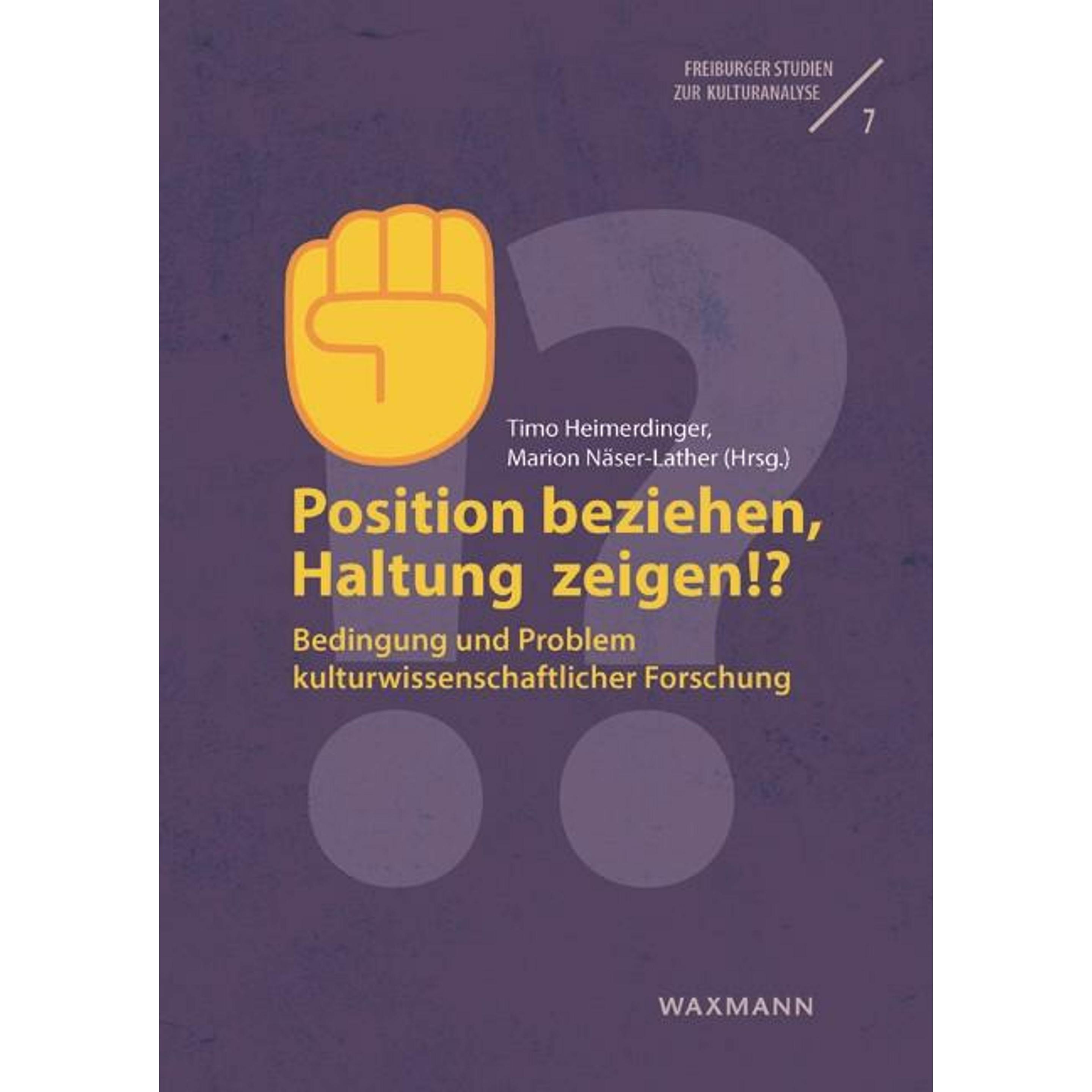 Thumbnail - Position beziehen, Haltung zeigen!?, Fachbücher von Timo Heimerdinger, Marion Näser-Lather