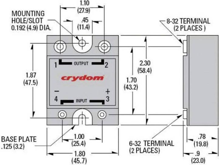 Actual product image Crydom Solid state relay 1 pc. D2410 L