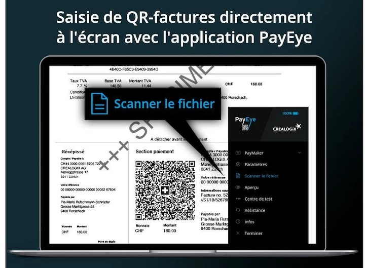 Image du produit Crealogix PayEye (Code QR)