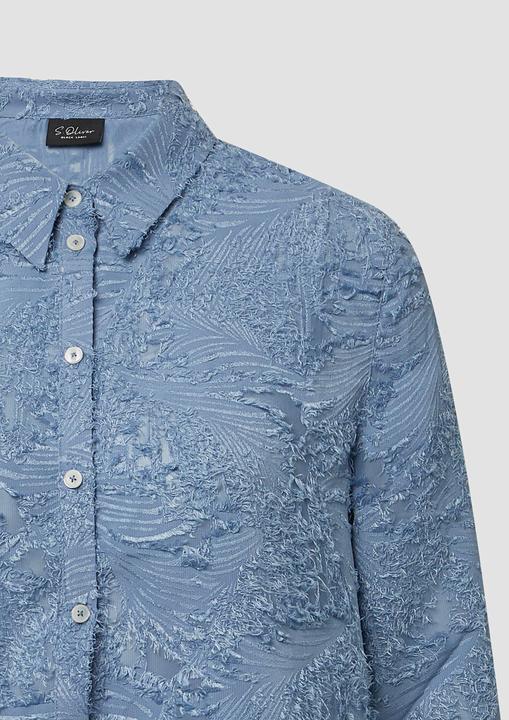 Immagine prodotto s.Oliver Bluse Hemdbluse mit Ausbrennermuster (44)