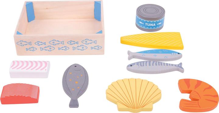 Actual product image Bigjigs Wooden box with fish