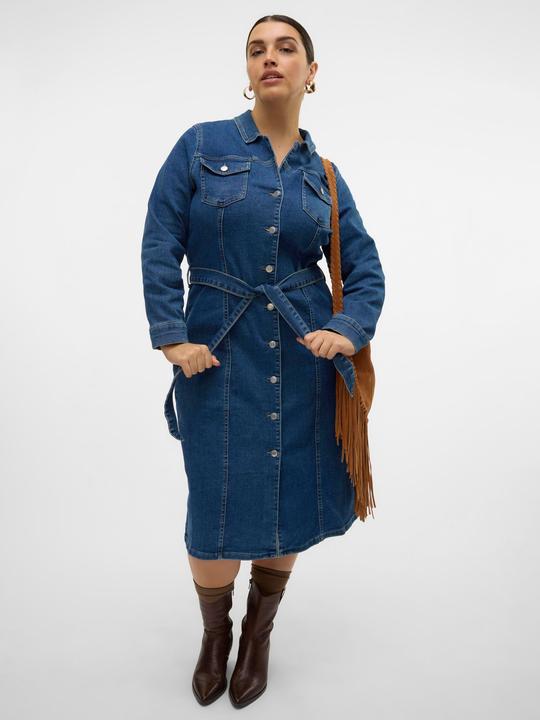 Produktbild Vero Moda VMCTELLY Kurzes Kleid Jeanskleid (50)