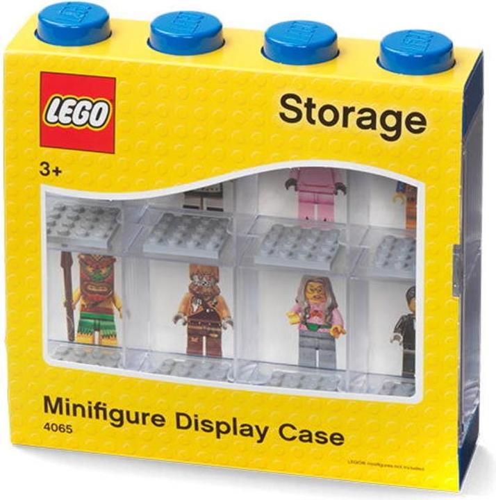 Actual product image LEGO Minifigure Display Case 8 - Blue