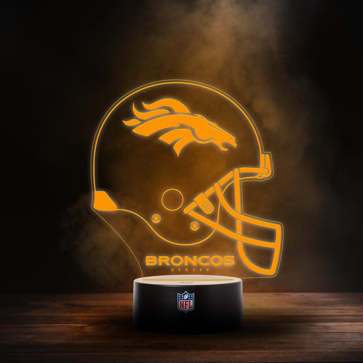 Actual product image Great Branding Denver Broncos LED-Licht "HELM"