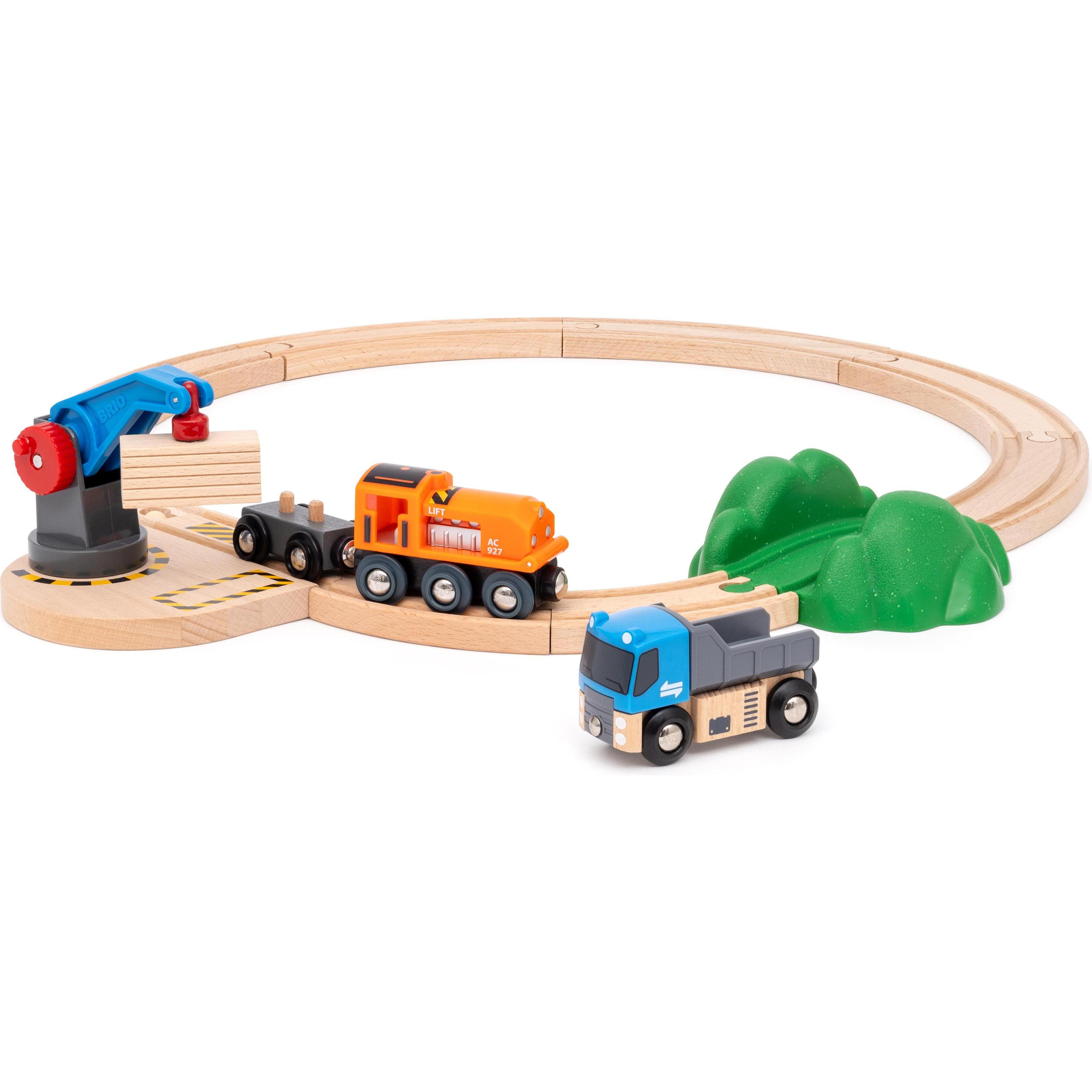 Brio Güterzug mit Kran