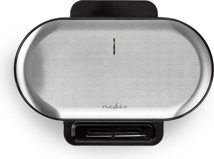 Immagine prodotto Nedis Ferro per waffle 2 x 5 Cialde a forma di cuore 12 cm 1200 W plastica/metallo (Spina UE)