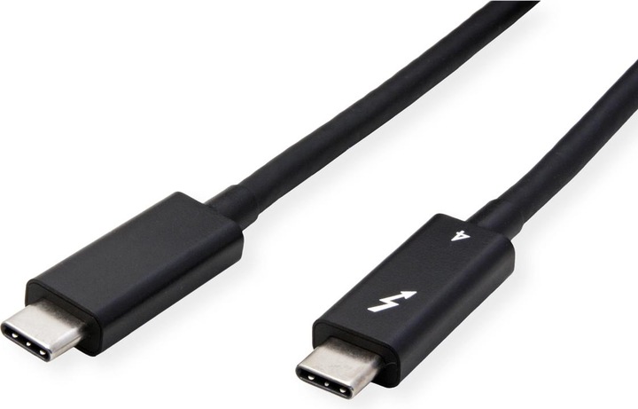 Image du produit Roline Câble Thunderbolt 4, C-C, 40G 100W, 8K30, actif, 1,5m (1.50 m, USB 3.2 Gen 1)