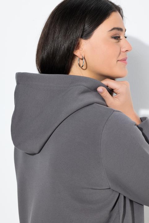 Produktbild Ulla Popken Hoodie, Rippbündchen, Kapuze, Langarm (46, 48)