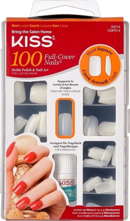 KISS French Manicure (Artificial nails, Short Square)