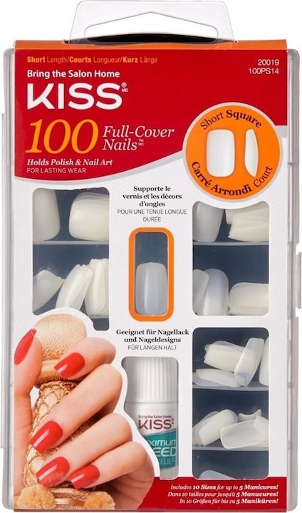 KISS French Manicure (Kunstnägel, Short Square)