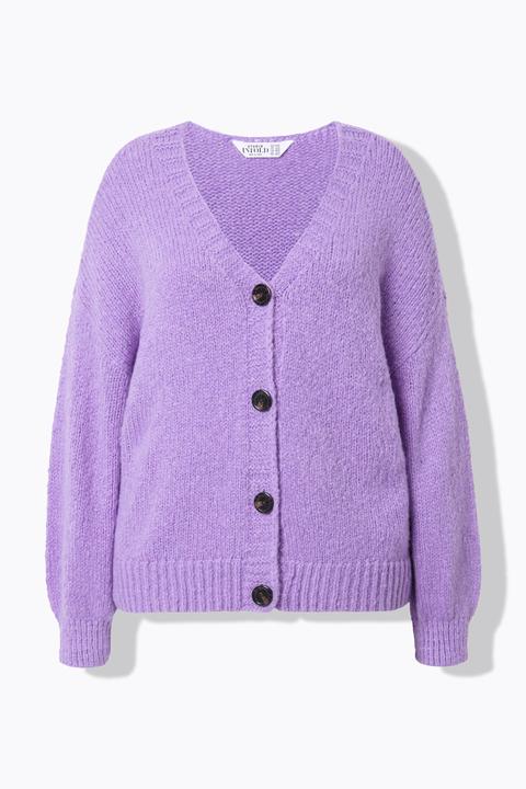 Produktbild Studio Untold Strickjacke, Oversize Shape, Ballon-Langarm (60)