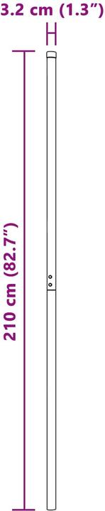 Produktbild vidaXL Zaunpfosten