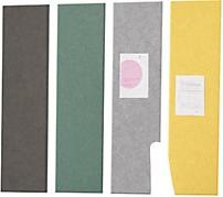 Actual product image eurokraft basic Acoustic wall panel, HxW 1200 x 300 mm, pack of 4, dark grey.