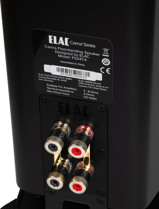 Produktbild ELAC Carina FS 247.4 seidenmatt *schwarz seidenmatt* (1 Paar)