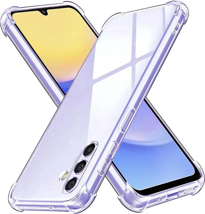 Techsuit - Shockproof Clear Silicone - Samsung Galaxy A16 4G / A16 5G - Clear (Samsung Galaxy A16, Samsung Galaxy A16 5G)
