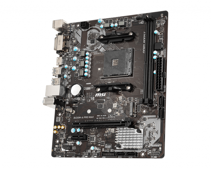 Actual product image MSI B450M-A Pro Max (AM4, AMD B450, mATX)