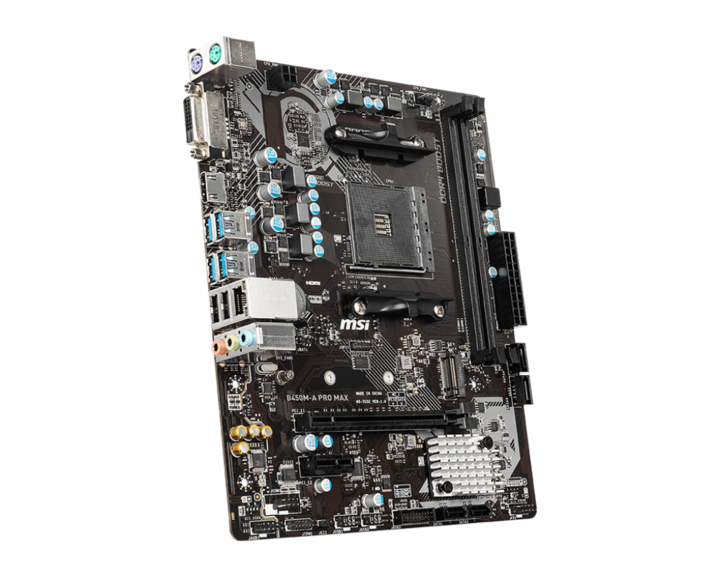 Actual product image MSI B450M-A Pro Max (AM4, AMD B450, mATX)