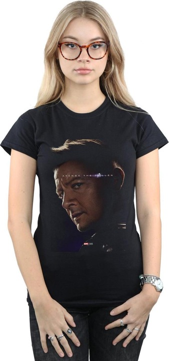 Immagine prodotto T-shirt coton Occhio di Falco - Femmes/Dames Avengers Endgame Avenge The Fallen (M)