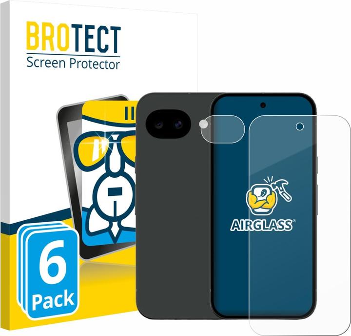 Actual product image BROTECT AirGlass Glass (6 pcs., Google Pixel 10a)