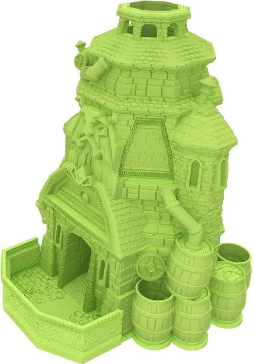 Produktbild Feldherr Fates End Würfelturm Brauerei, grün, 3D-gedruckt, steckbar (Kunststoff)