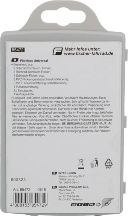 Actual product image Fischer Flickbox Universal