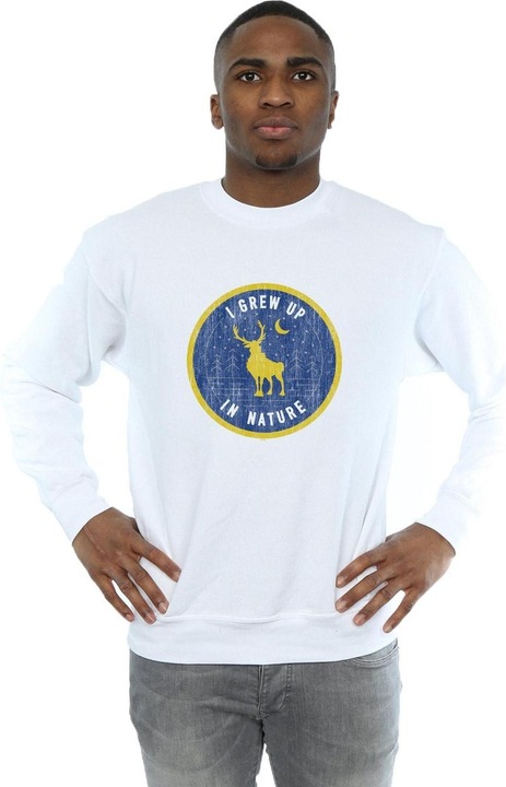 Actual product image Disney Mens Frozen 2 Sven I Grew Up In Nature Sweatshirt (5XL)