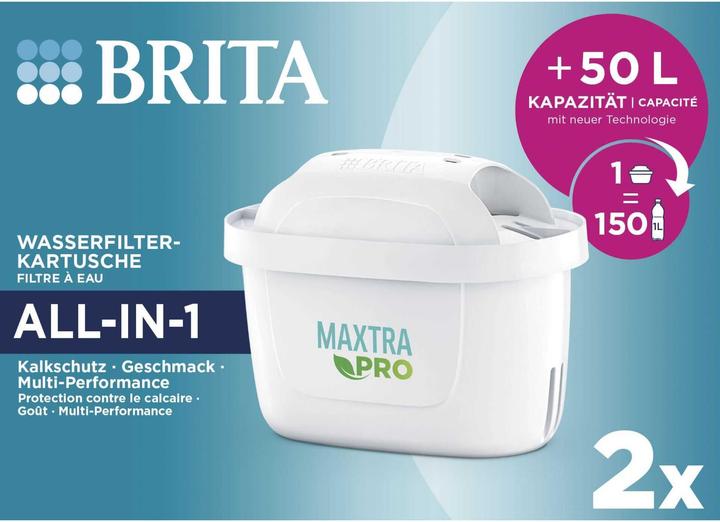 Actual product image Brita Maxtra Pro table water filter filter cartridge (2 x)