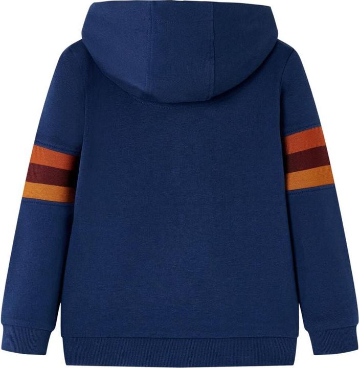 Immagine prodotto vidaXL Felpa con cappuccio per bambini blu navy 116,Materiale: 92 (116)