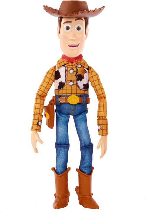 Actual product image Disney Mattel Pixar Toy Story Roundup Fun Woody Large Talking Posable Figure